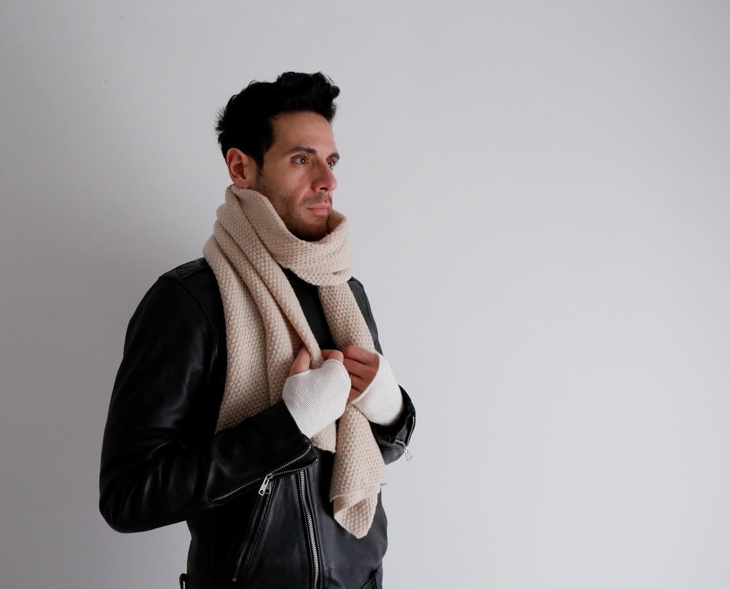 Superfine Merino  scarf  100% Sustainable Merino wool made to order Scarf  Gift idea  Pure cashmere scarf luxurious Italian merino scarf