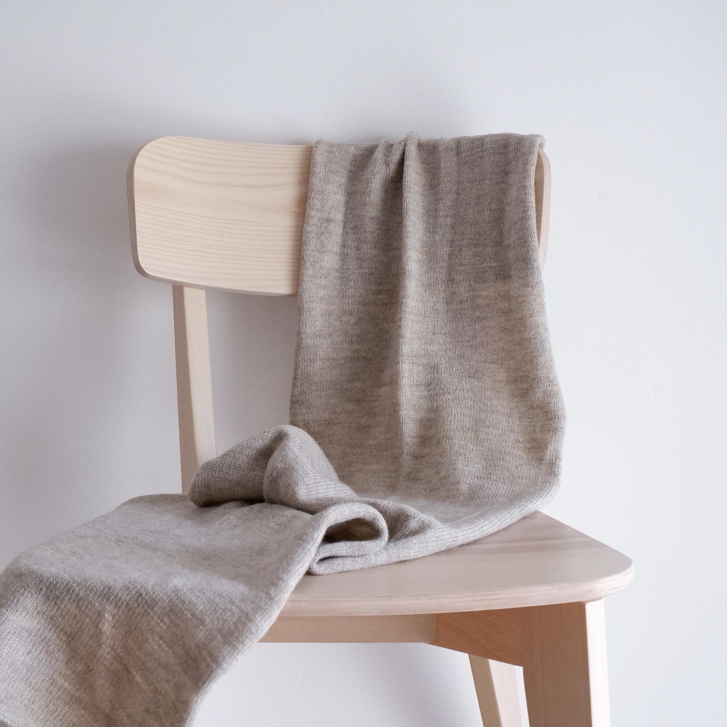 Moss Stitch Cashmere Merino  scarf  100% Sustainable Merino wool scarf  Gift idea  Pure cashmere scarf luxurious Italian merino scarf