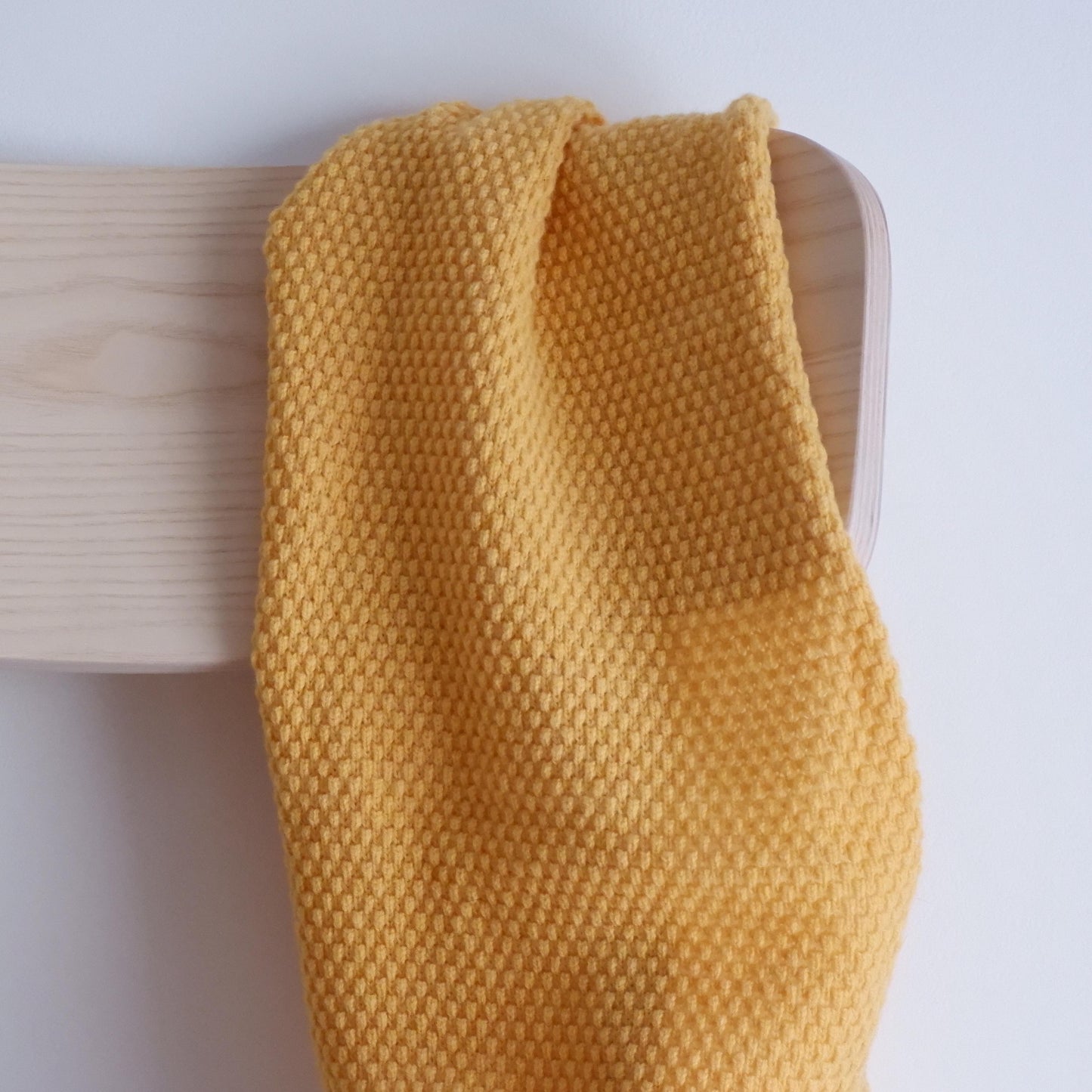 Handmade Knitted Superfine Italian Merino Wool Scarf Soft Cozy Luxury Scarf Perfect Gift for Him and Her Ethically Made in the UK